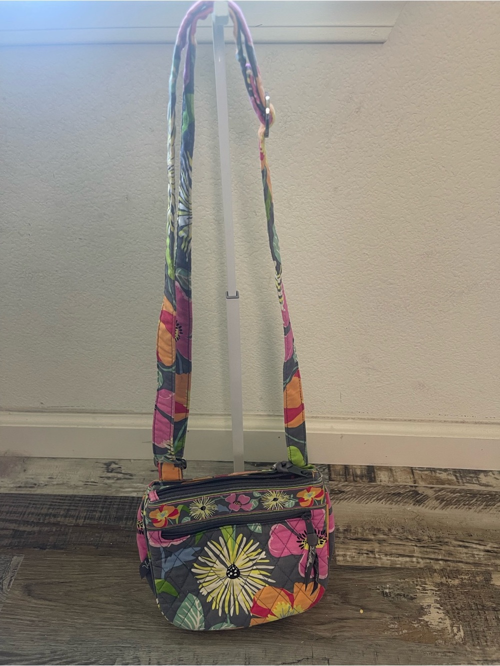 Vera Bradley Floral Quilted Crossbody Bag - Multicolor - Picture 9 of 9